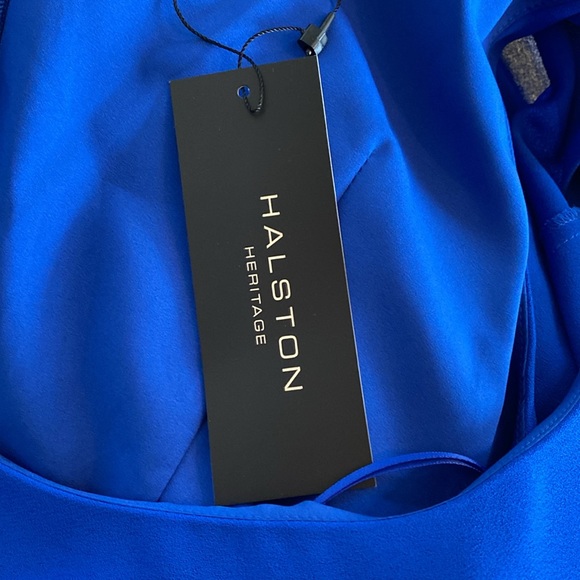 Halston Heritage Cape Sleeveless Dress - Picture 7 of 9